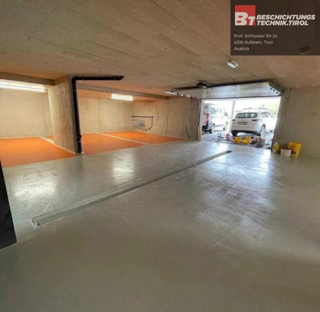 Industrieboden für Parkgarage in Tirol